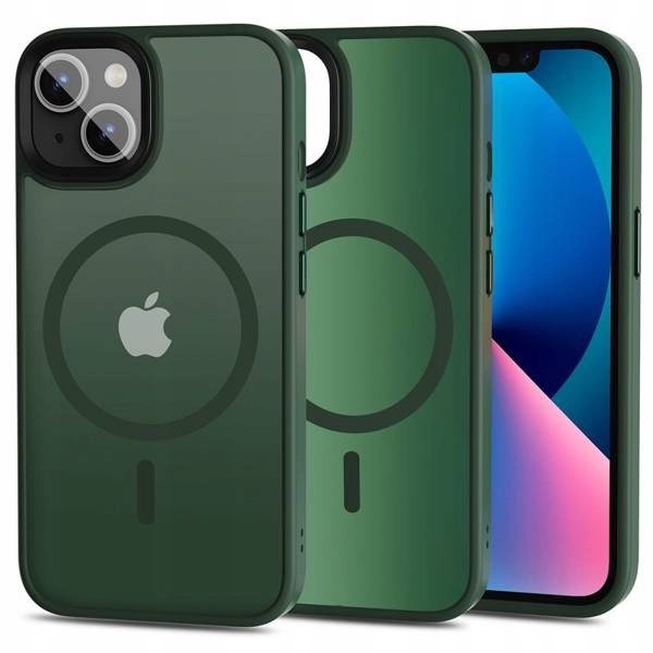 Zadná strana Buzzix pre Apple iPhone 13 Matte Magsafe puzdro zelené